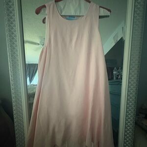Charming Pink Sleeveless Dress